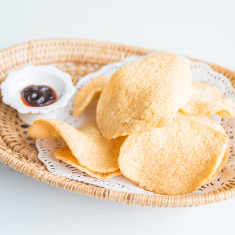 Fried prawn crakers Fried prawn crackers - thai style food